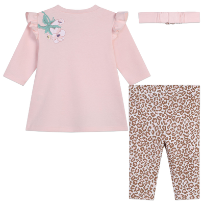 Kleid, Leggings und Stirnband KENZO KIDS GIRL