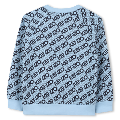 Baumwoll-Sweatshirt mit Print KENZO KIDS BOY