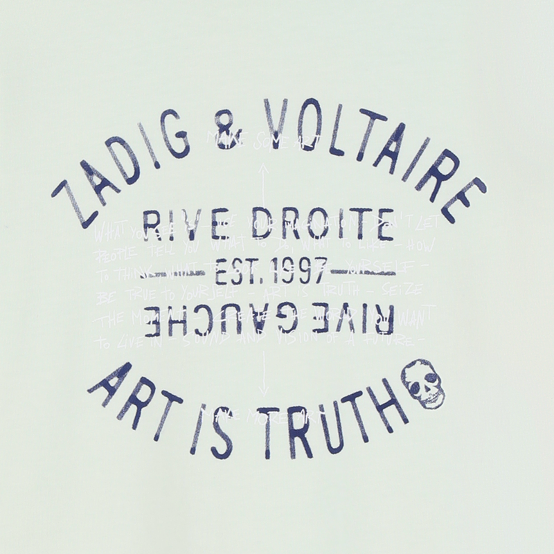 KURZ&Auml;RMELIGES T-SHIRT ZADIG & VOLTAIRE 
                        BOY