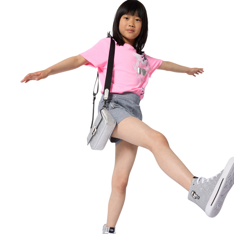 KURZ&Auml;RMELIGES T-SHIRT KARL LAGERFELD KIDS 
                        GIRL