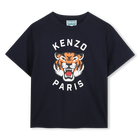T-Shirt mit kurzen &Auml;rmeln, MARINE, hi-res