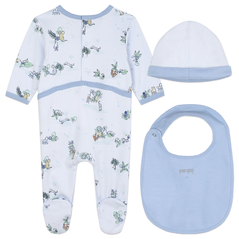 Pyjama, L&auml;tzchen und M&uuml;tze KENZO KIDS 
                        BOY