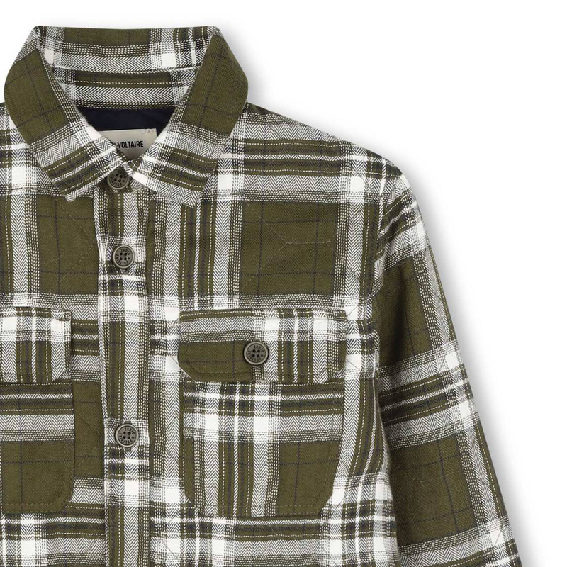 Baumwoll-Hemd mit Steppung ZADIG & VOLTAIRE 
                        BOY