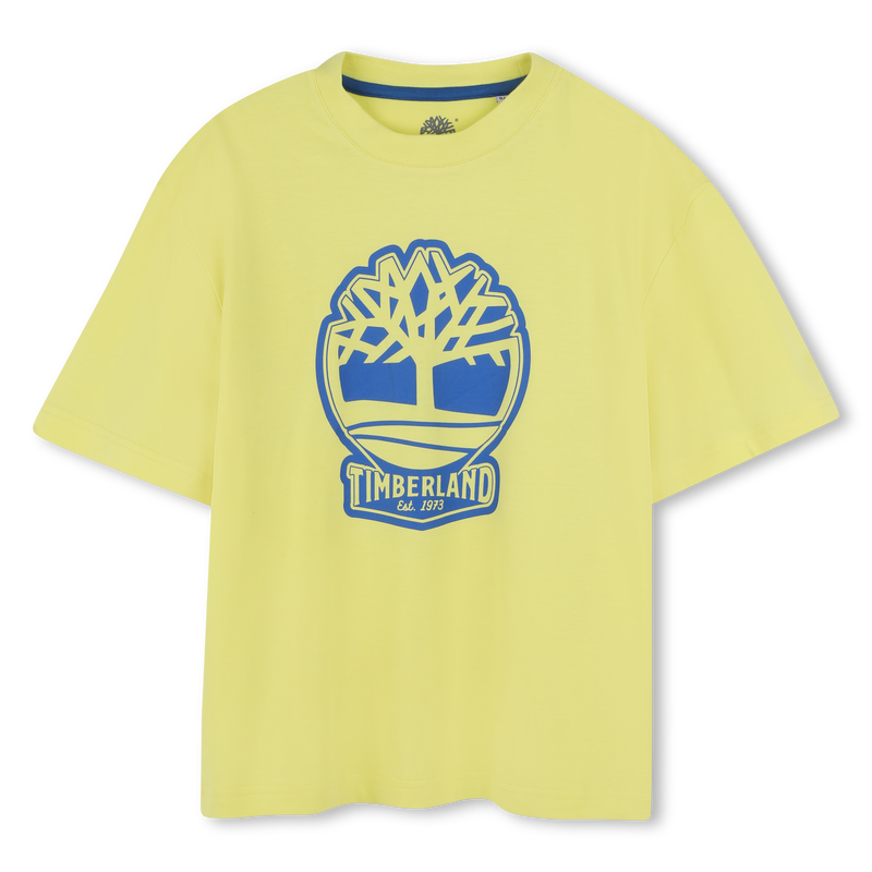 Zweifarbiges T-Shirt mit Logo TIMBERLAND 
                        BOY