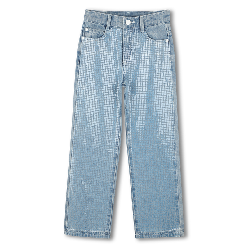 Jeanshose mit Pailletten DKNY 
                        GIRL
