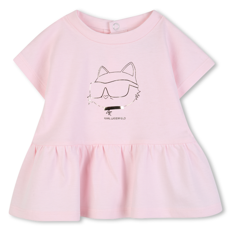 KLEID UND LEGGINGS SET KARL LAGERFELD KIDS 
                        GIRL