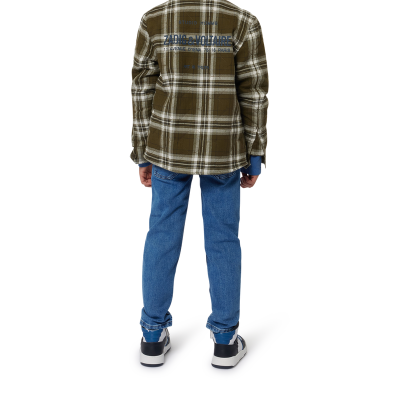 Baumwoll-Hemd mit Steppung ZADIG & VOLTAIRE 
                        BOY