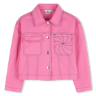 Jacke mit stickerei KIDS AROUND 
                    GIRL