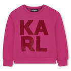 Lang&auml;rmeliges Sweatshirt KARL LAGERFELD KIDS 
                    GIRL