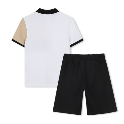 Polo und Shorts aus Baumwolle BOSS BOY