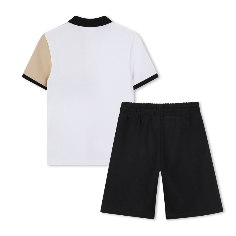 Polo und Shorts aus Baumwolle BOSS 
                        BOY