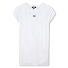 Baumwollkleid mit Pailletten DKNY 
                    GIRL