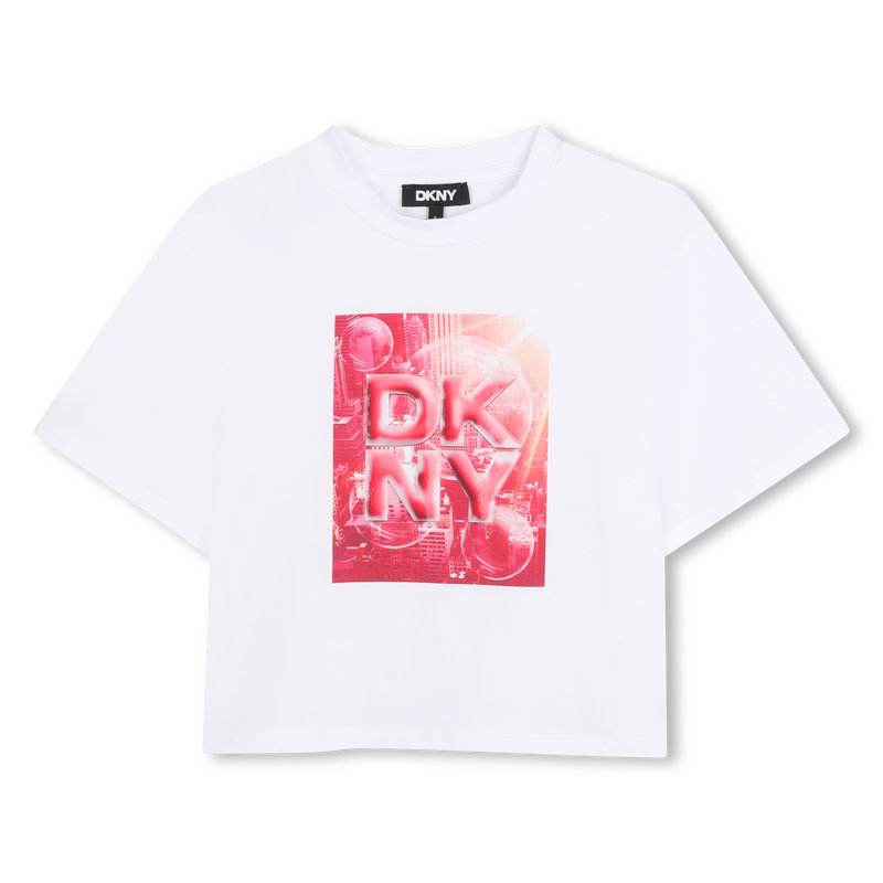 Kurz&auml;rmeliges t-shirt DKNY 
                        GIRL