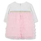 Formelles Kleid aus Baumwolle KARL LAGERFELD KIDS 
                    GIRL