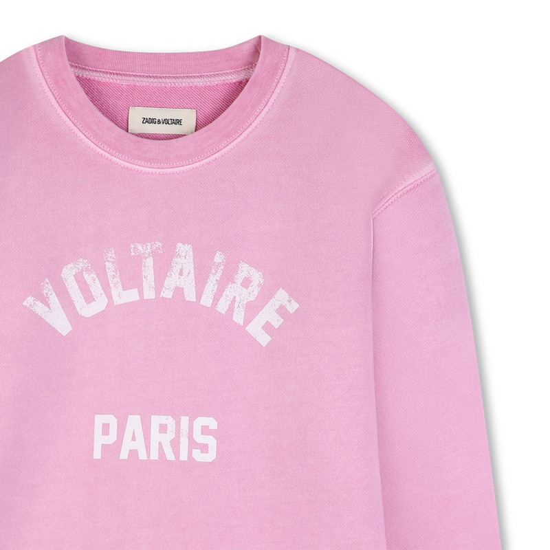 WEIT GESCHNITTENES SWEATSHIRT ZADIG & VOLTAIRE 
                        GIRL