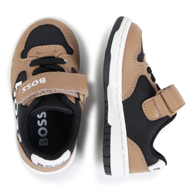 Schn&uuml;r-Sneakers mit Klett BOSS 
                        BOY