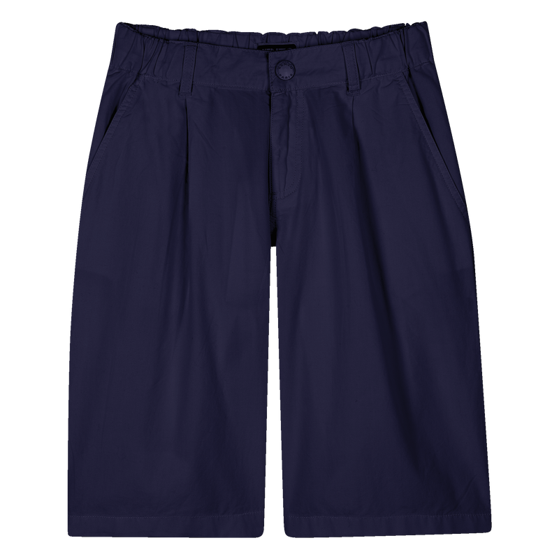 Einfarbige Baumwoll-Bermudas KENZO KIDS 
                        BOY