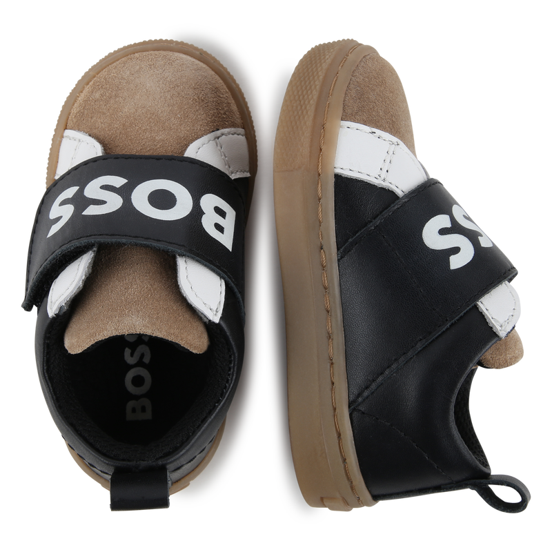 Klett-Sneakers aus Leder BOSS 
                        BOY