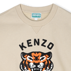 Sweatshirt aus ungeb&uuml;rstetem Fleece KENZO KIDS 
                    BOY