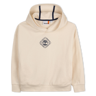 Kapuzensweatshirt mit Logo, CREME, hi-res
