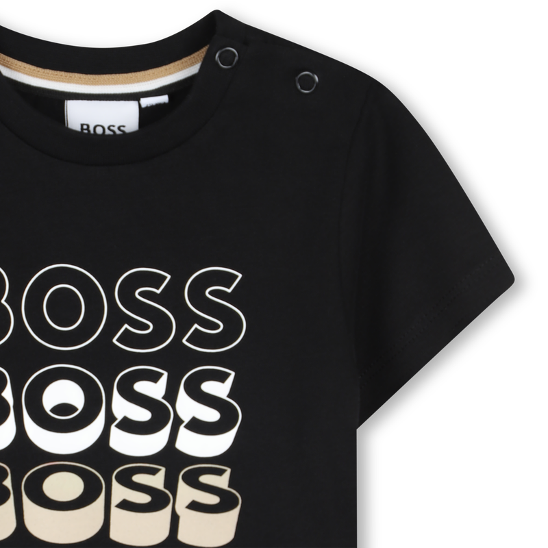 KURZ&Auml;RMELIGES T-SHIRT BOSS 
                        BOY