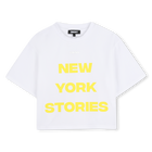 Locker geschnittenes kurz&auml;rmeliges t-shirt DKNY 
                    GIRL
