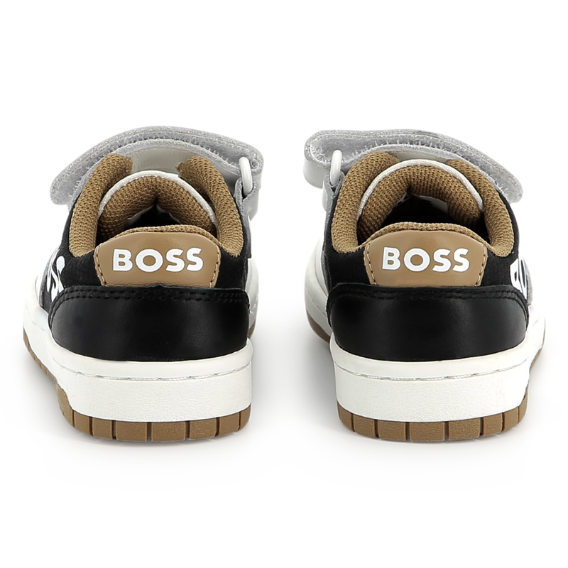 Ledersneaker mit Klettriemen BOSS 
                        BOY