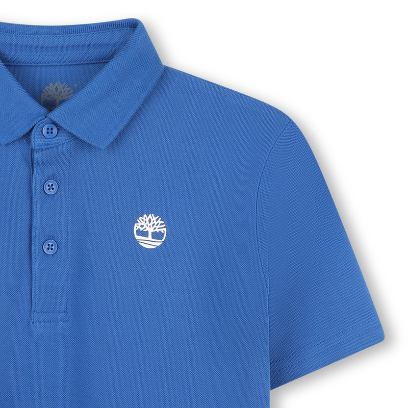 Einfarbiges Poloshirt mit Logo TIMBERLAND 
                        BOY