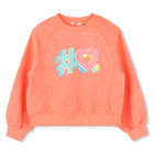 Gef&auml;rbtes Molton-Sweatshirt BILLIEBLUSH 
                    GIRL