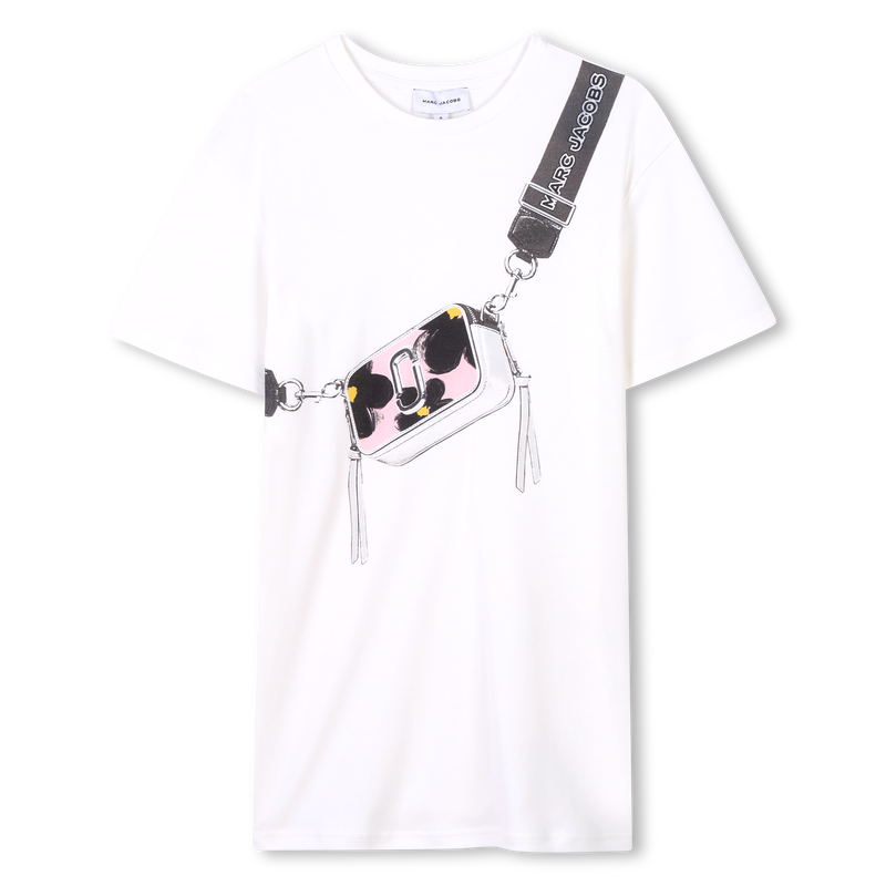 Kurz&auml;rmeliges Baumwollkleid MARC JACOBS 
                        GIRL