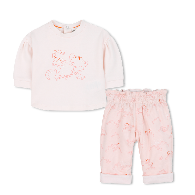 Set aus T-Shirt + Hose KENZO KIDS 
                        GIRL