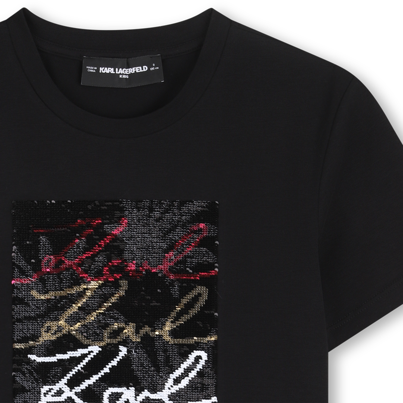 KURZ&Auml;RMELIGES T-SHIRT KARL LAGERFELD KIDS 
                        GIRL