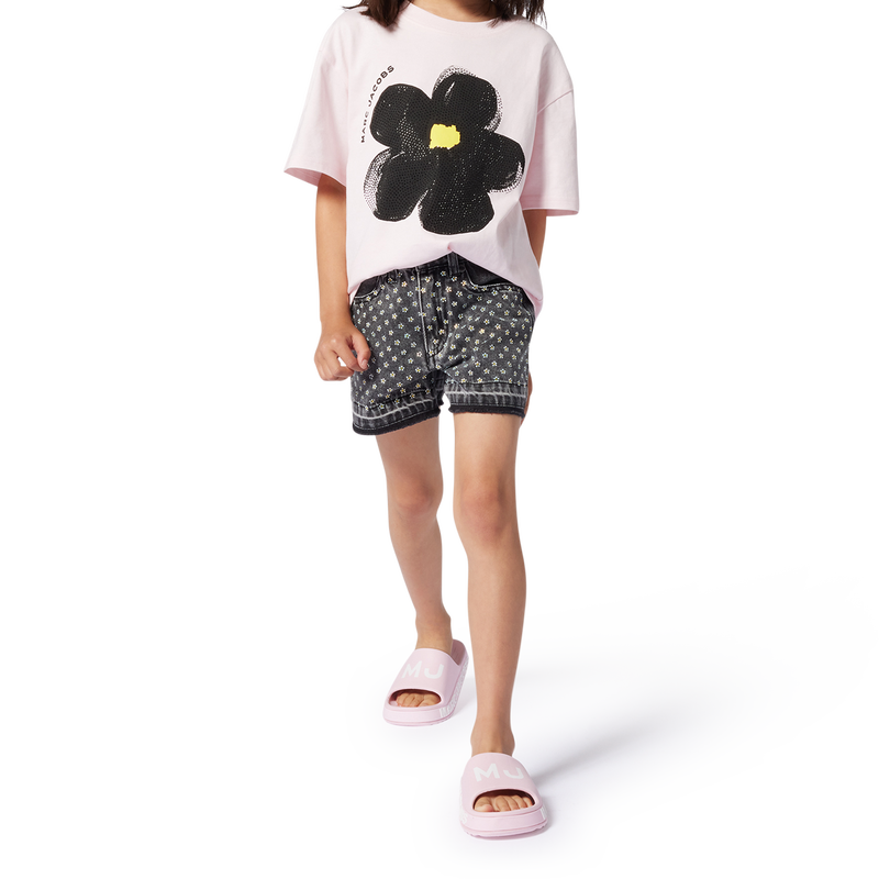Kurzarm-T-Shirt aus Baumwolle MARC JACOBS 
                        GIRL