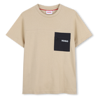 Kurz&auml;rmeliges T-Shirt, BEIGE, hi-res