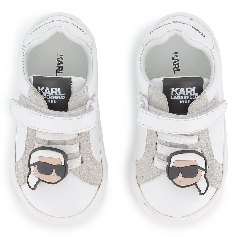 Low-Top-Sneaker aus Rindsleder KARL LAGERFELD KIDS 
                        UNISEX