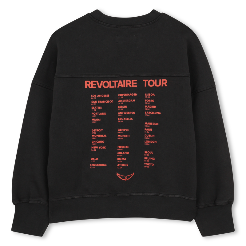 SWEATSHIRT MIT RUNDHALSAUSSCHNITT ZADIG & VOLTAIRE 
                        GIRL