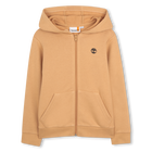 Kapuzenpullover mit reissverschluss, BEIGE, hi-res