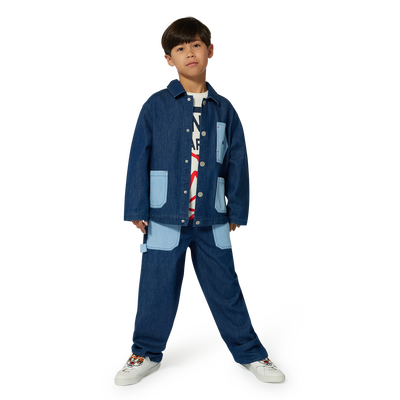 Jeansjacke aus Baumwolle KENZO KIDS UNISEX