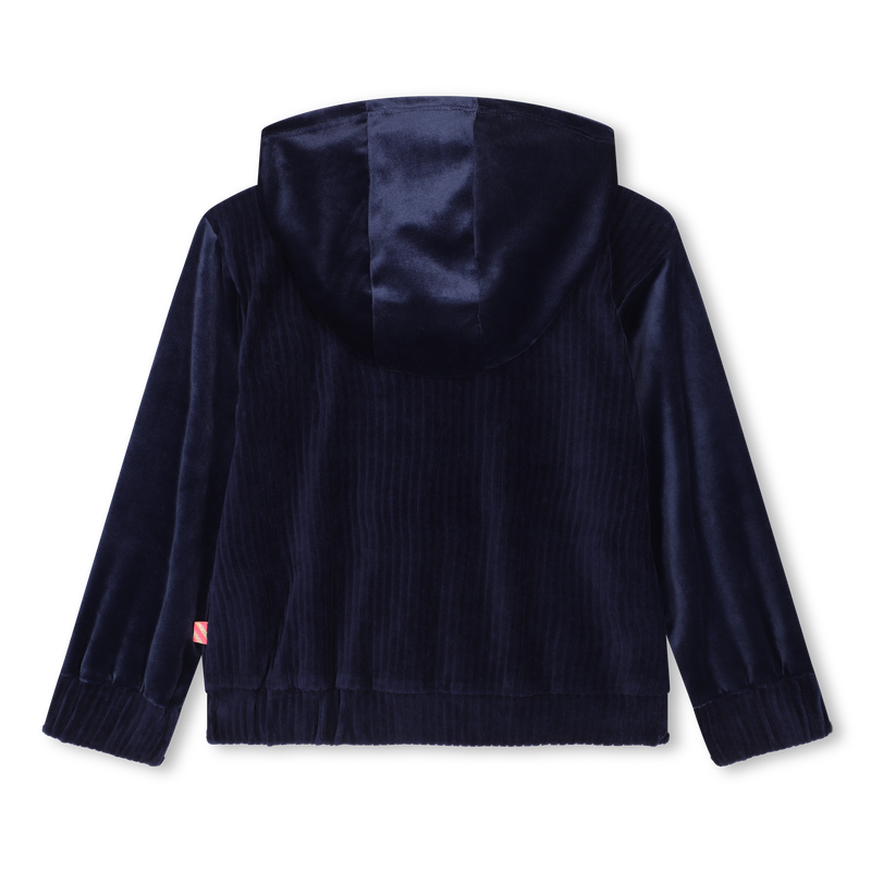 Samtige Sweatjacke mit Kapuze BILLIEBLUSH 
                        GIRL