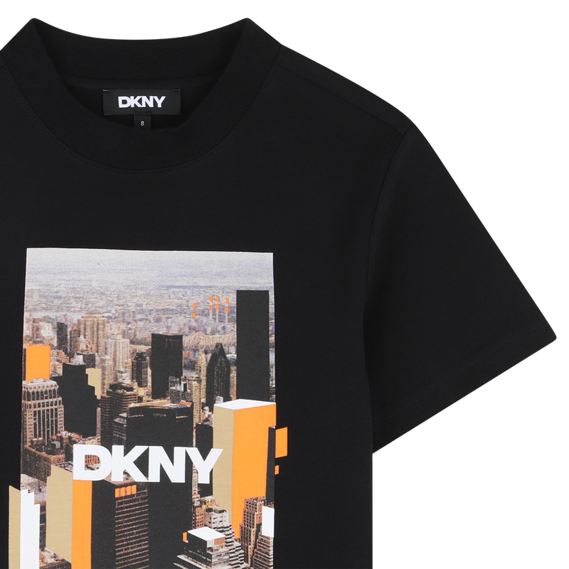 KURZ&Auml;RMELIGES T-SHIRT DKNY 
                        BOY