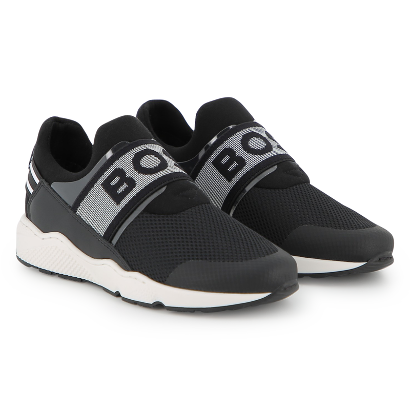 SNEAKERS AUS RINDSLEDER BOSS 
                        BOY