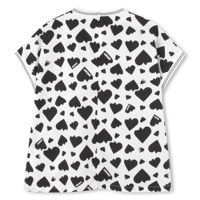 Kurz&auml;rmelige Baumwollbluse DKNY GIRL