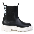 Leder-Stiefeletten KARL LAGERFELD KIDS 
                    GIRL