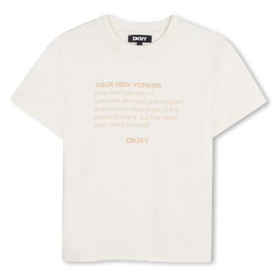 KURZ&Auml;RMELIGES T-SHIRT DKNY UNISEX