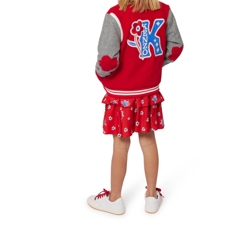 Wolljacke mit Stickerei KENZO KIDS 
                        GIRL