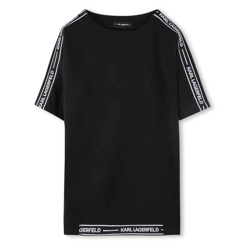Kurzärmeliges Kleid KARL LAGERFELD KIDS 
                        GIRL