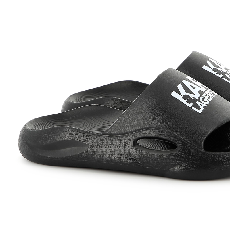 Badeschuhe mit Logo KARL LAGERFELD KIDS 
                        BOY
