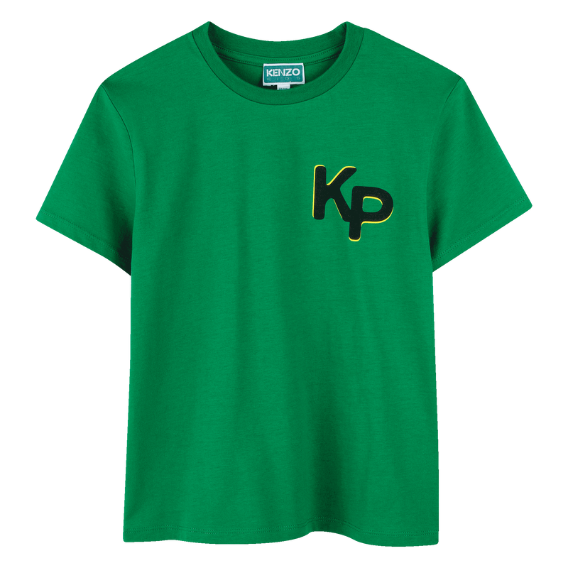 Kurz&auml;rmliges Baumwoll-T-Shirt KENZO KIDS 
                        BOY