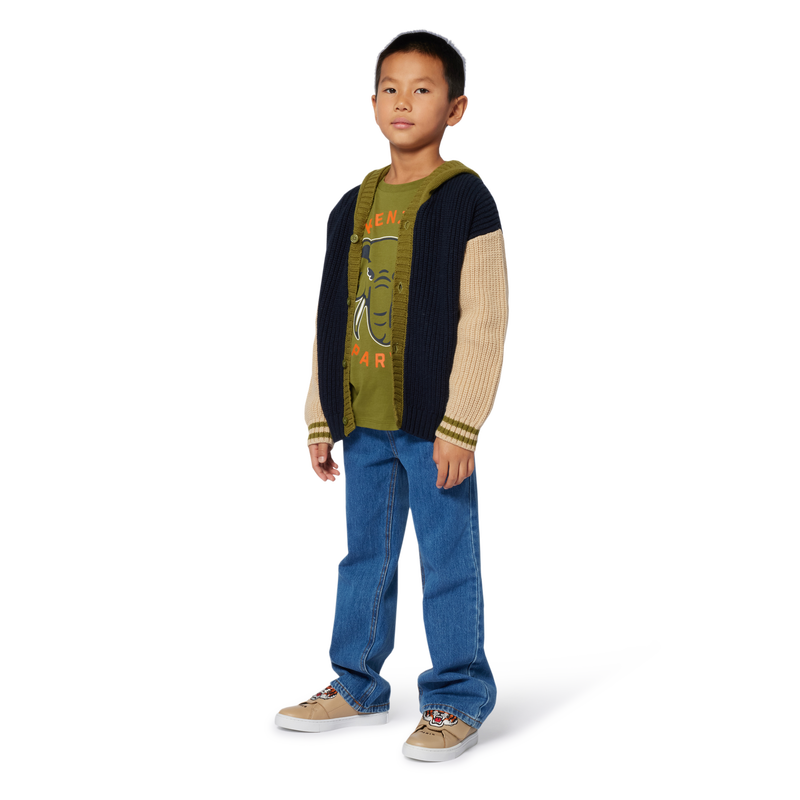 Cardigan aus Strick KENZO KIDS 
                        BOY