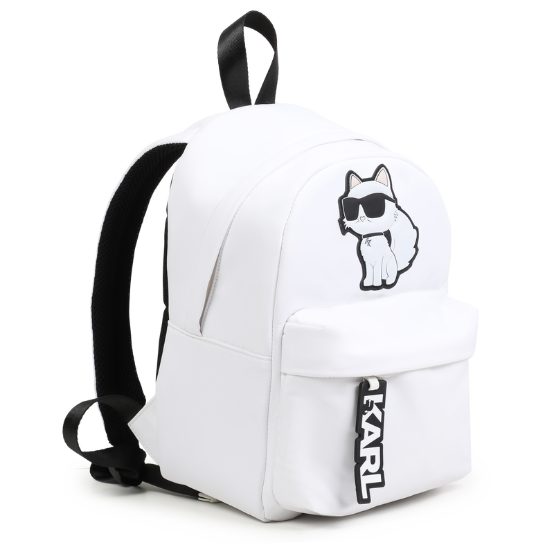 Kleiner Rucksack mit Badge KARL LAGERFELD KIDS 
                        GIRL